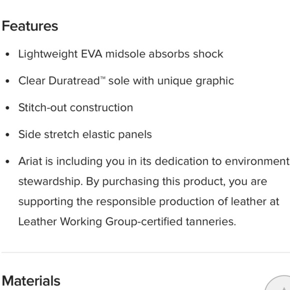 NWT Ariat cruiser brown bomber shoes - Picture 9 of 11